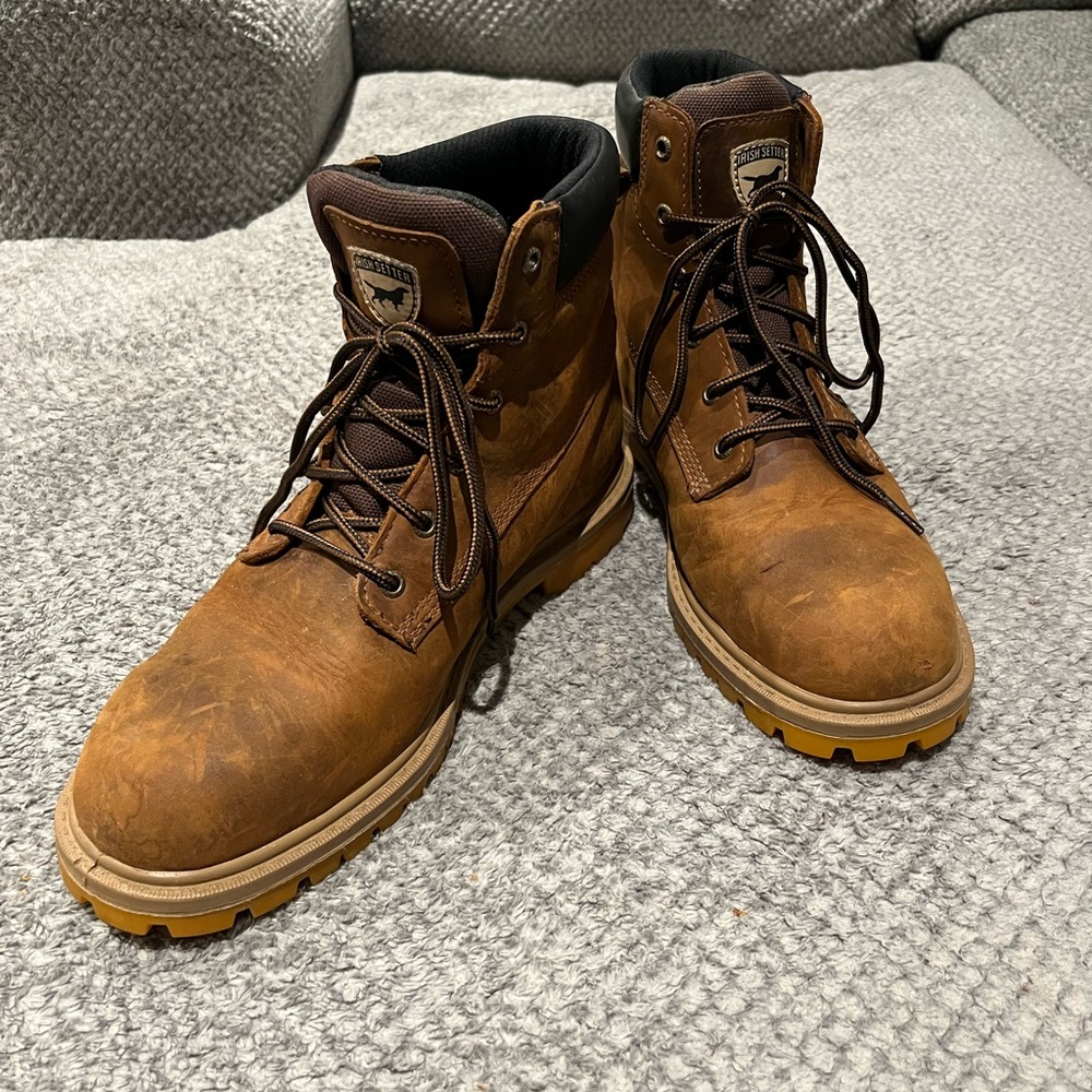 Irish Setter Tan Leather Men's Boots
